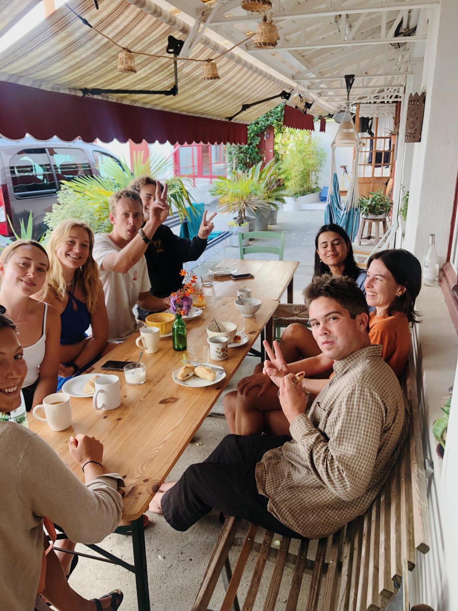 L'Escale Surf Hostel - Auberge De Jeunesse 게타리 외부 사진
